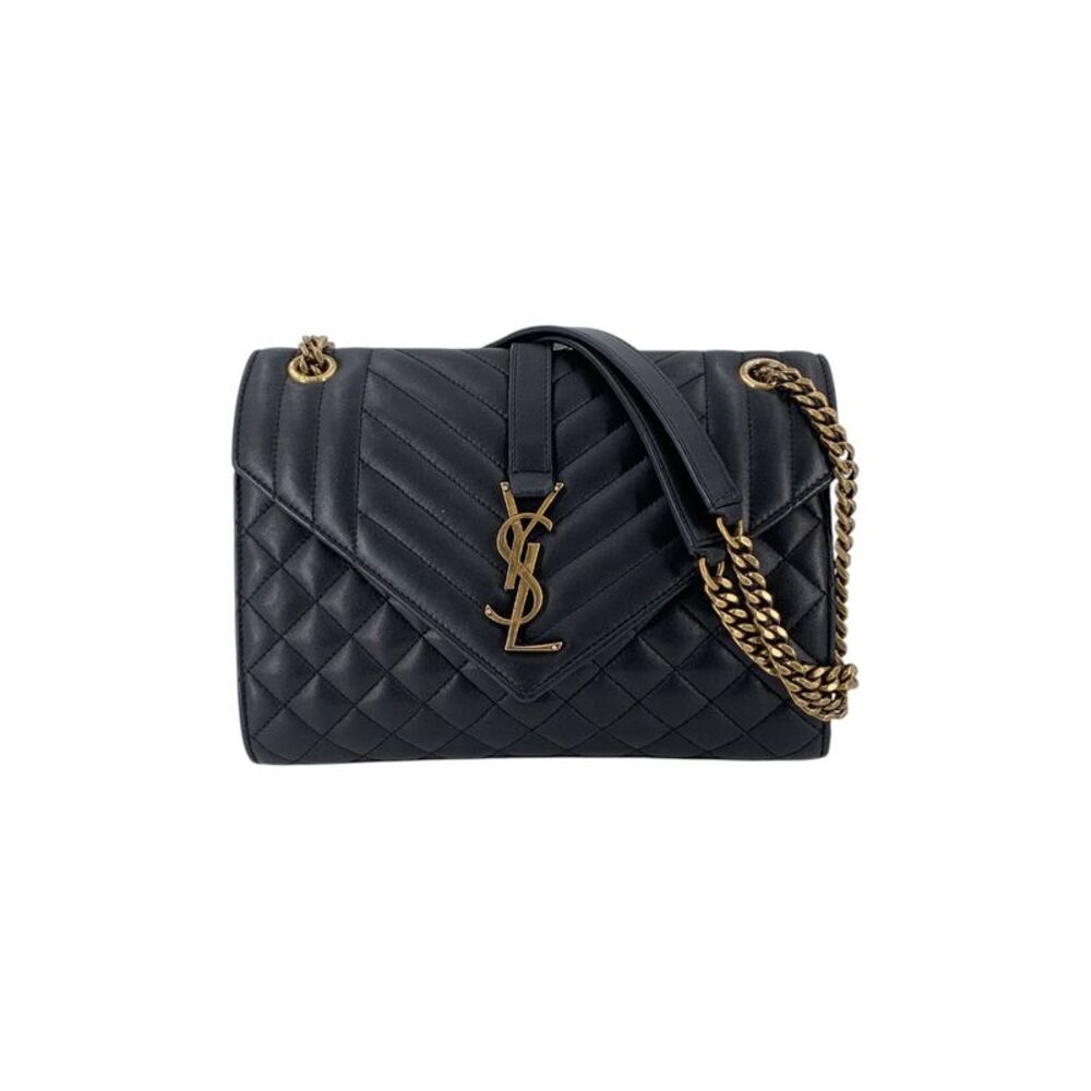 Saint Laurent Leather Shoulder Bag Envelope